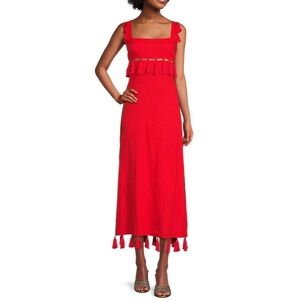 New with tags linen blend dress